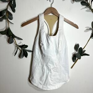 Lululemon White Athletic Tank